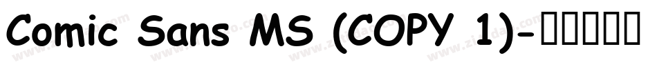 Comic Sans MS (COPY 1)字体转换